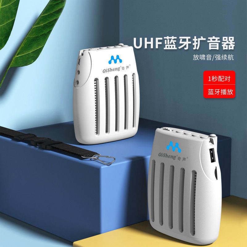 黑色 经济版【自备耳麦】 迷你小蜜蜂扩音器教师上课专用无线耳麦教学播放器多功能蓝牙喇叭