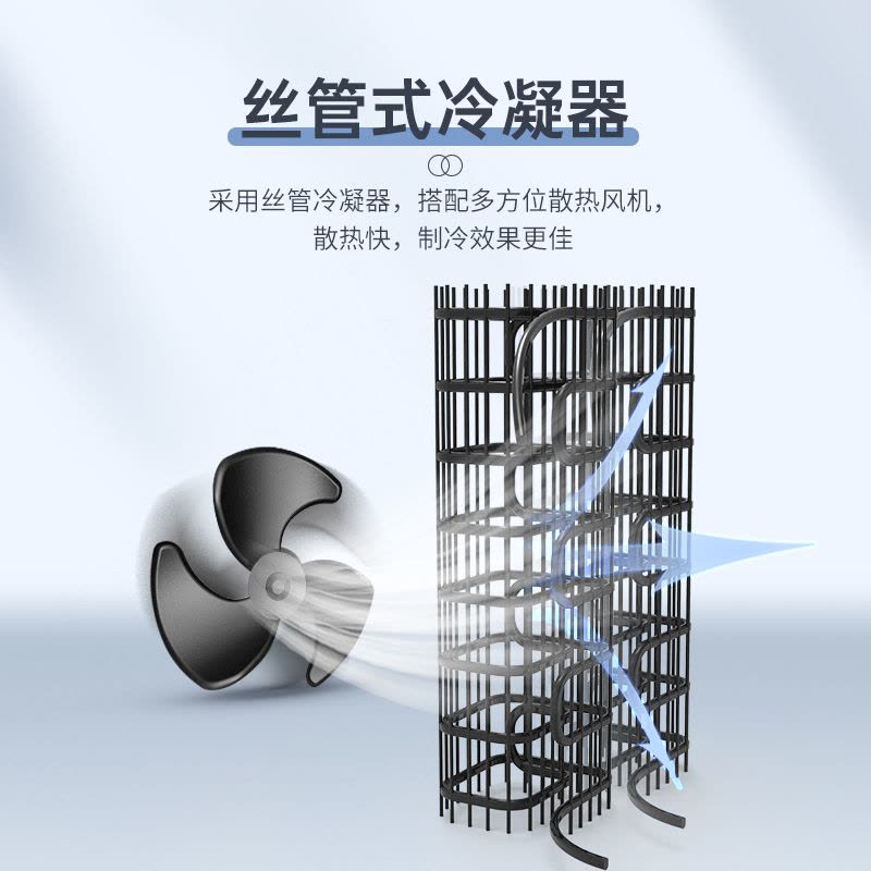 澳柯玛(AUCMA)SC-620高端风冷展示柜冷藏保鲜饮料柜商用冰箱超市啤酒单门冰柜图片