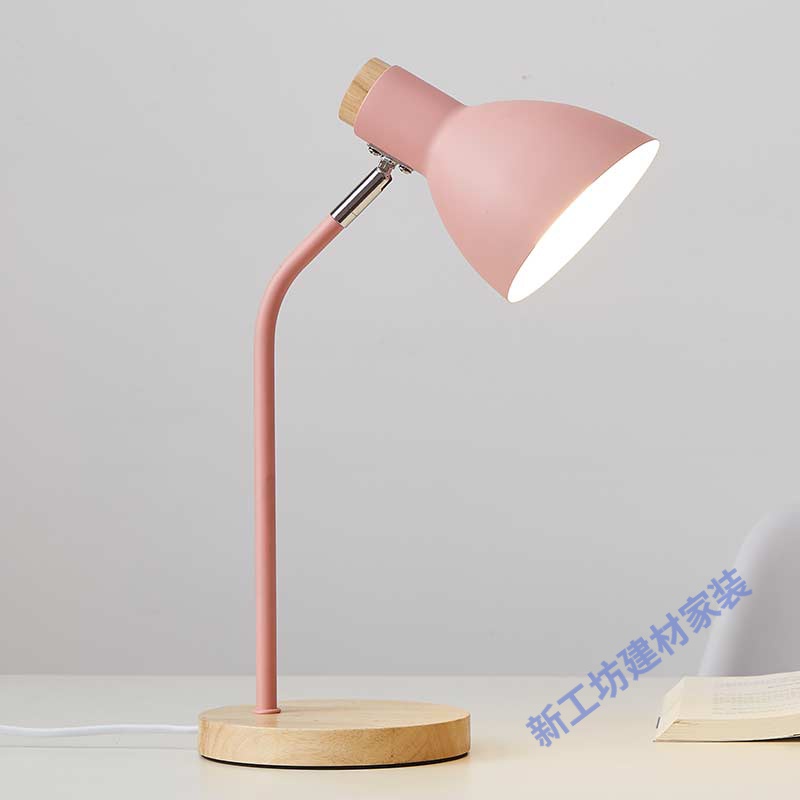 苏宁放心购 台灯护眼书桌大学生夜读灯简约现代北欧创意宿舍卧室插电式床头灯高清大图