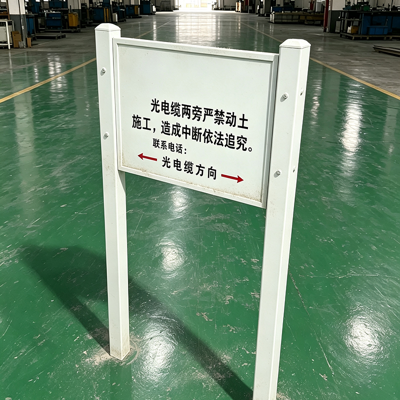 桩源 双立柱警示牌 900*600*2200mm 个高清大图