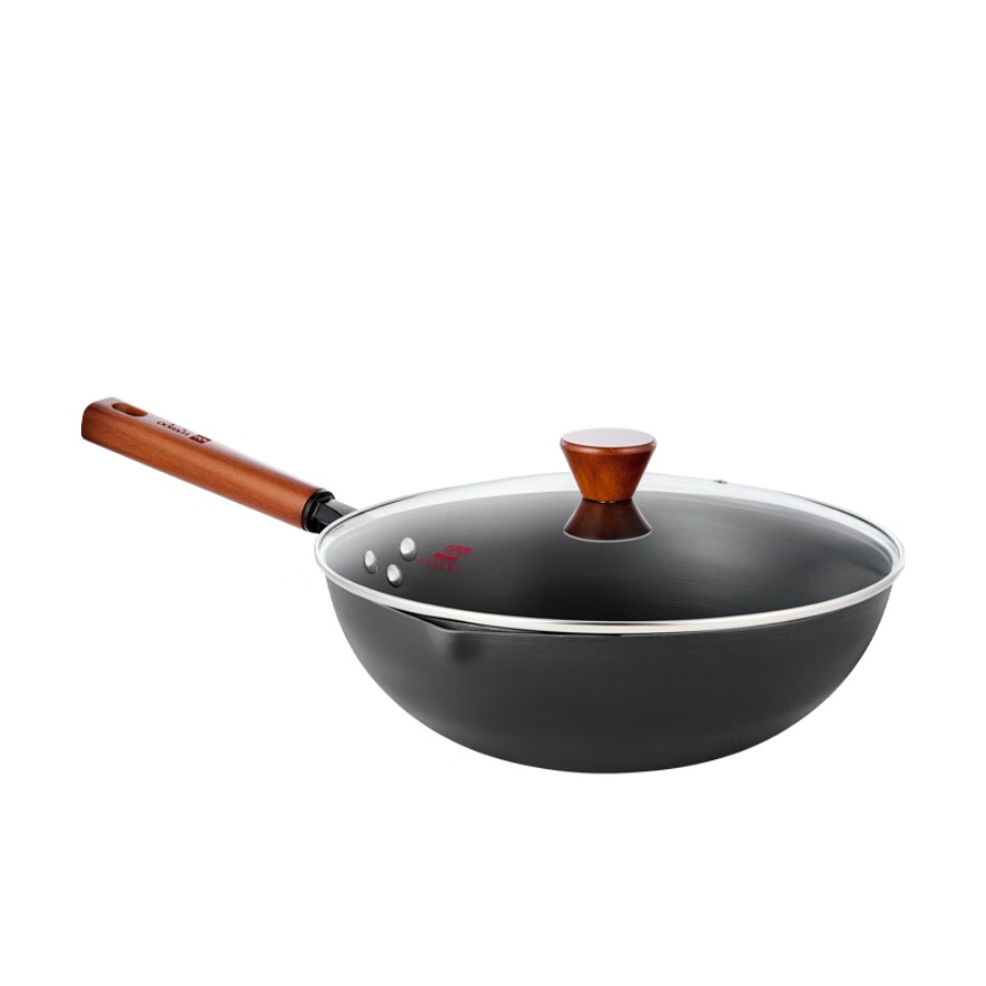 LUVHOO洛特极铁炒锅 LH-CG19 品质铁锅直径32cm