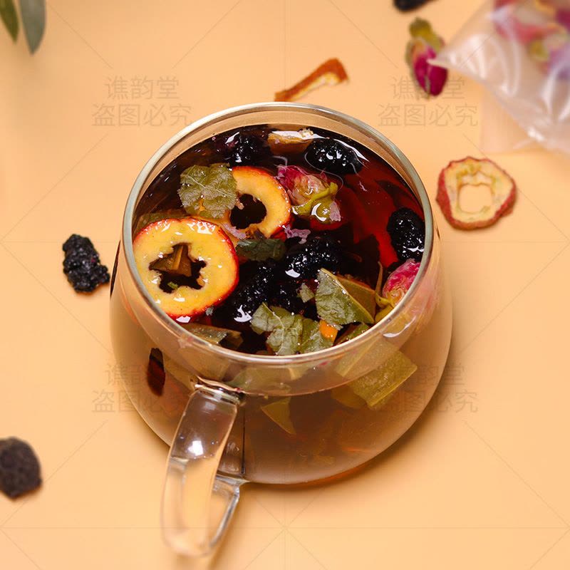 谯韵堂 乌梅桑葚茶100g/盒图片