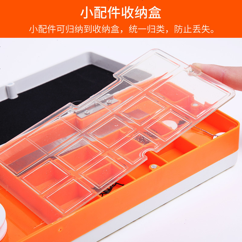 多功能彩绘鱼漂盒渔具盒 浮漂盒60cm主线盒子线盒三合一钓鱼用品