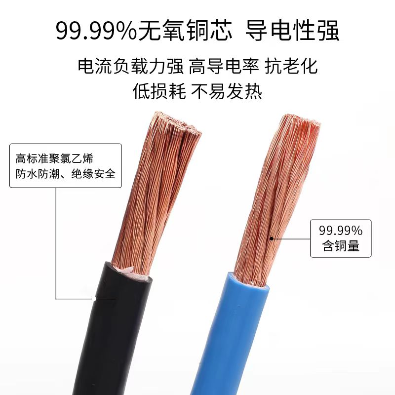 JSUDR东润单芯多股软线ZR-BVR10平方100米/卷(颜色可选)450/750V +卷高清大图