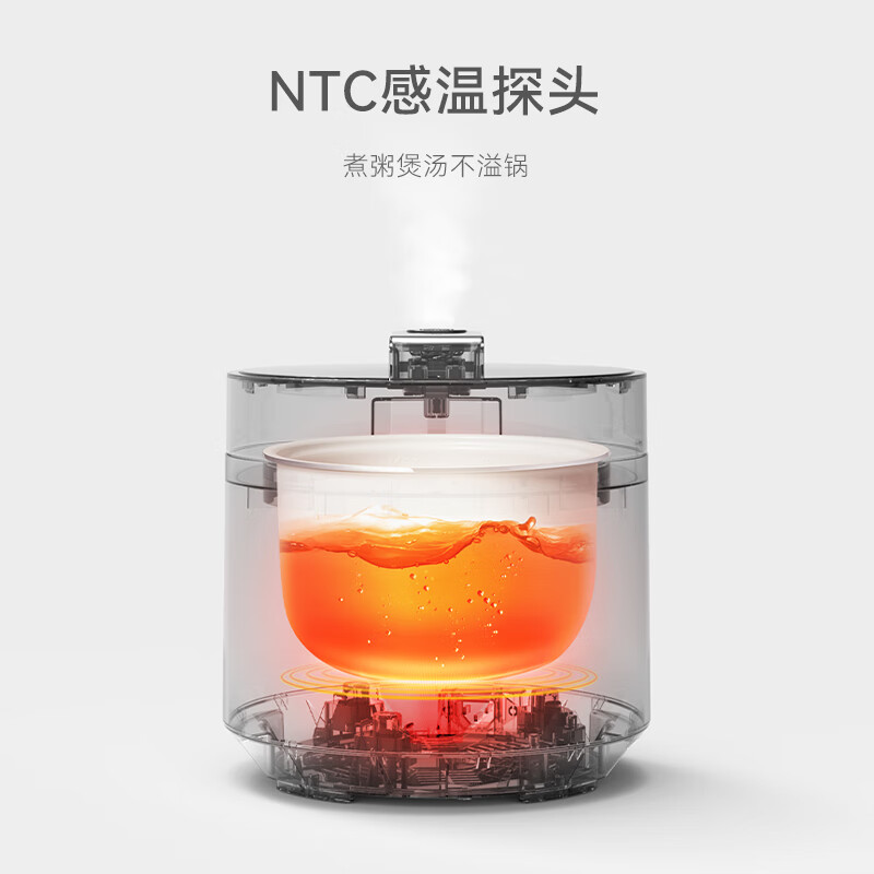 OLAYKS立时 3L电压力锅旋钮款(岩黑)YBW3001A DYLG00303高清大图