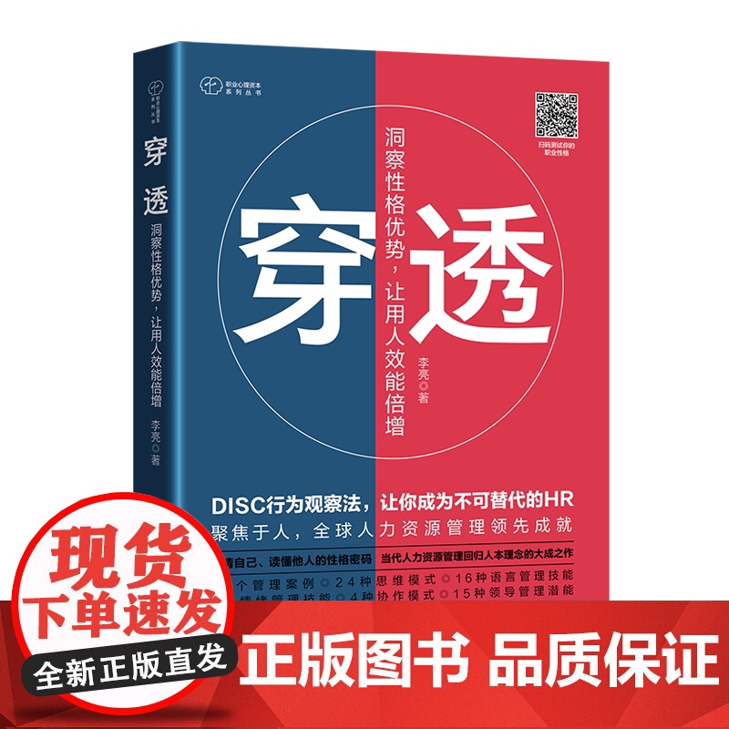 穿透:洞察性格优势,让用人效能倍增 职场人士的的能力素质模型 自我实现参考高清大图