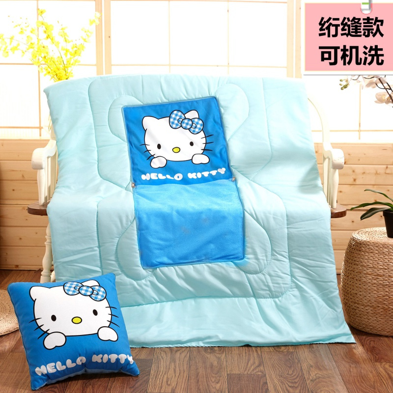 抱枕被子两用办公室午睡枕多功能枕头被折叠毯汽车靠垫靠枕空调被