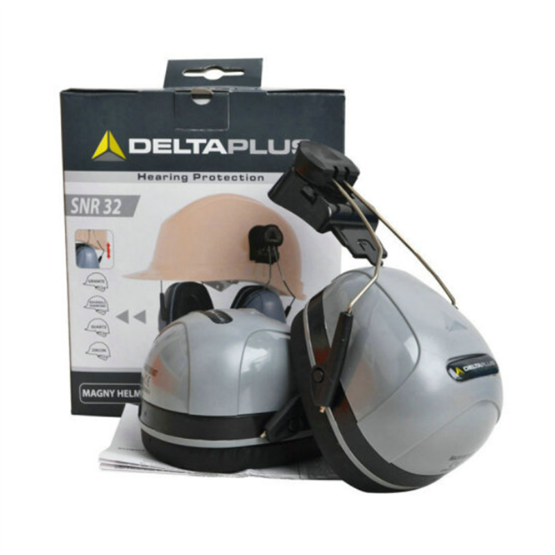 代尔塔DELTAPLUS 挂帽式耳罩,103014,MAGNY F1马尼库尔 新旧款随机(旧款深灰 新款灰黑)