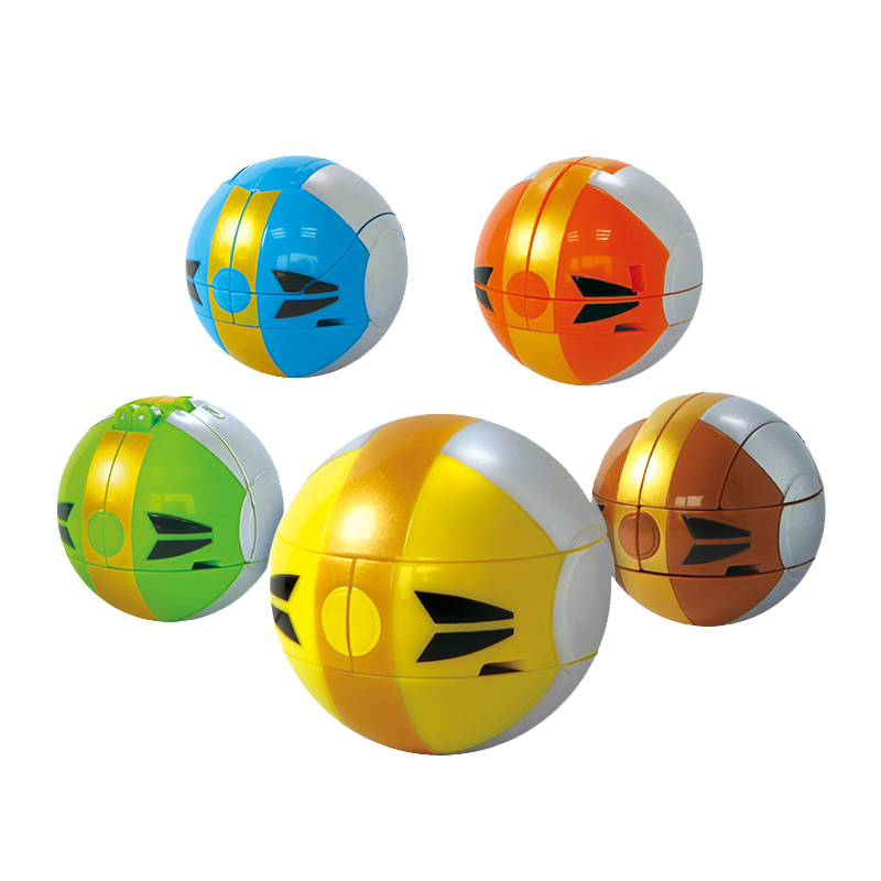 正版猪猪侠之竞球小英雄绝决竟球变形蛋铁拳虎阿五玩具套装男孩子 [决