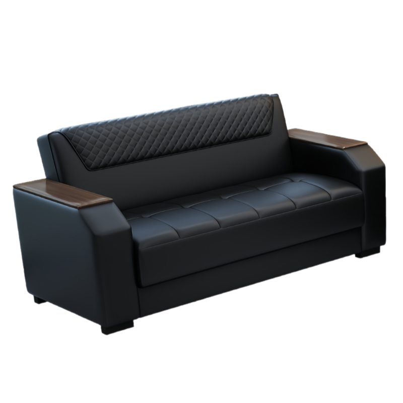 智叶舟商务沙发双人位135*78*78cm张高清大图