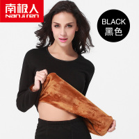 南极人NanJiren保暖内衣男士女士加厚加绒黄金甲双层大码圆领秋衣秋裤套装T6016