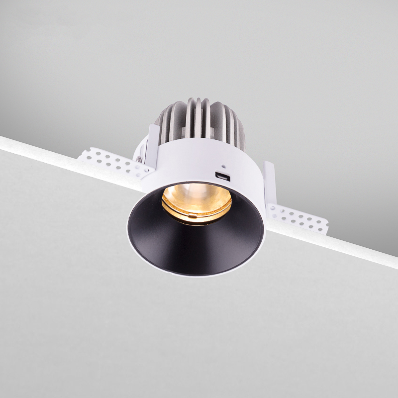 照明闪电客无边框led射灯防眩光嵌入式光源天花灯8w客厅卧室筒灯 参数