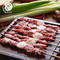 伊为乐宁夏盐池滩羊肉 羊肉串500g*2(2斤) 野外烧烤食材（每袋约35串）口感鲜美无膻味