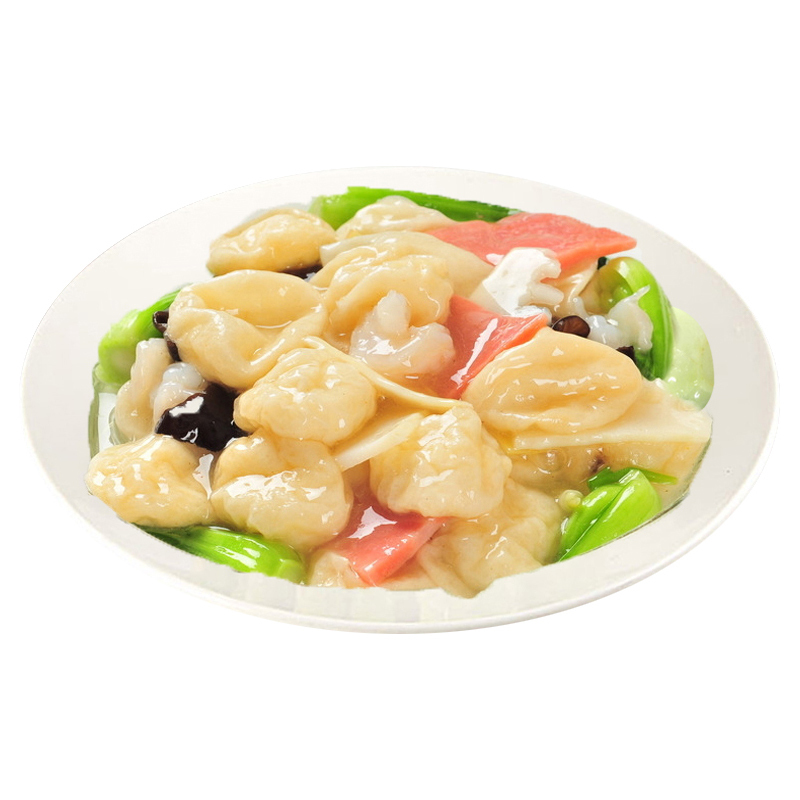 新雅 半成品方便菜蟹肉鱼面筋225g 年夜饭 半成品家宴方便菜 生鲜私房