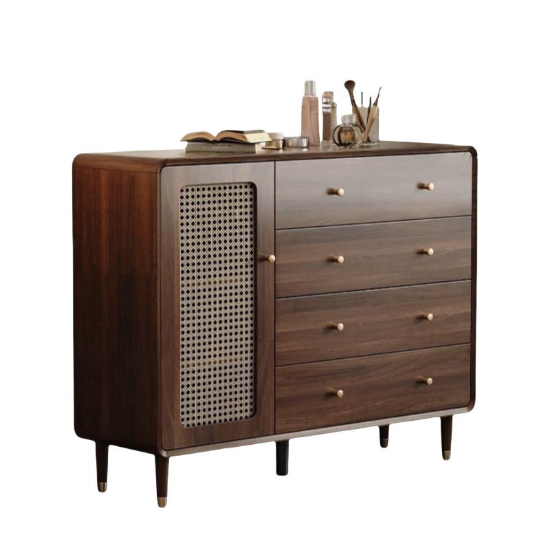 蕃蒂矮柜一门大四抽台高清大图