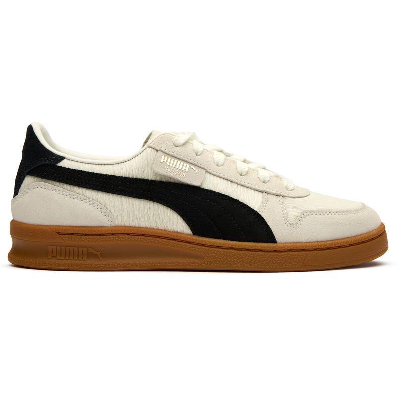 彪马(Puma)舒适百搭休闲板鞋男款撞色金标合成毛一体鞋橡胶底运动