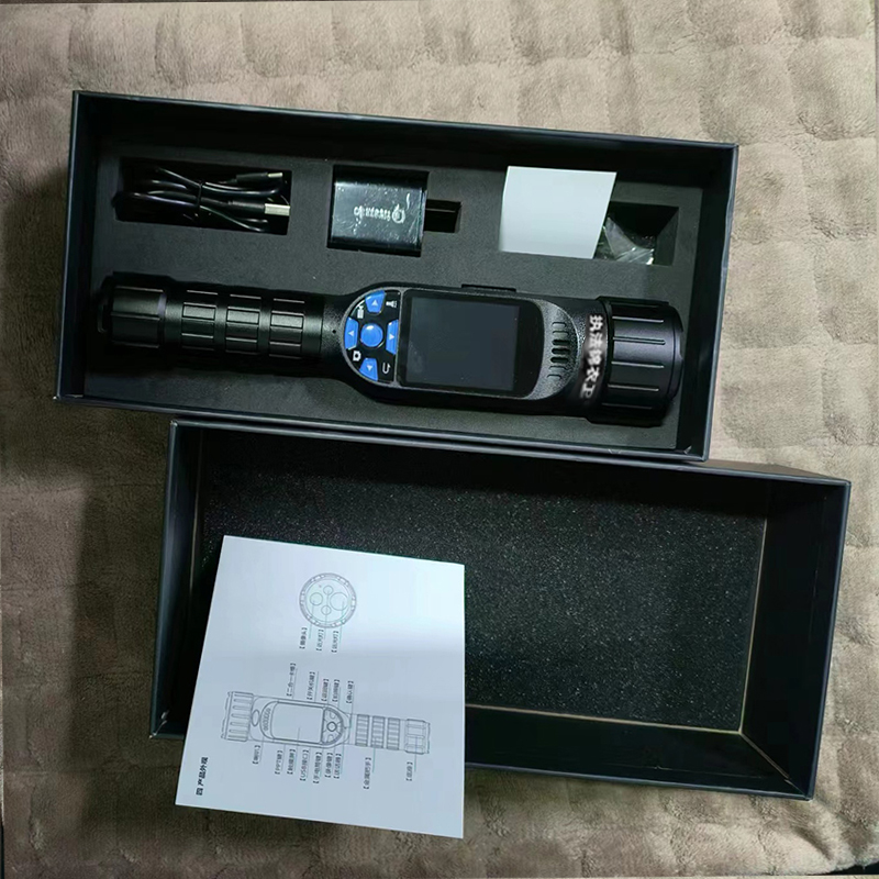 执法锦衣卫智能4G巡检手电筒短款(7000毫安) H240 128G高清大图