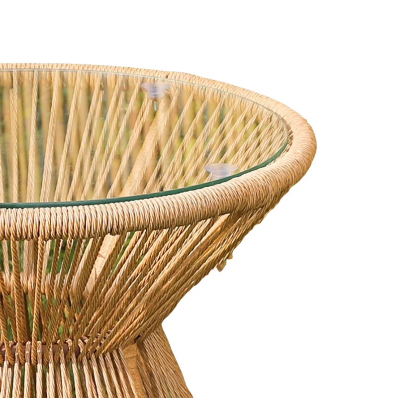 蕃蒂玻璃茶几60*60cm个高清大图