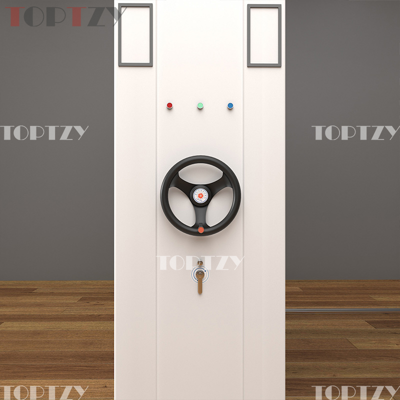 TOPTZY 电动密集架移动档案柜钢制轨道密集柜 一列5组