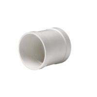 PVC-U排水配件 直通(管箍)白色 DN110 10个