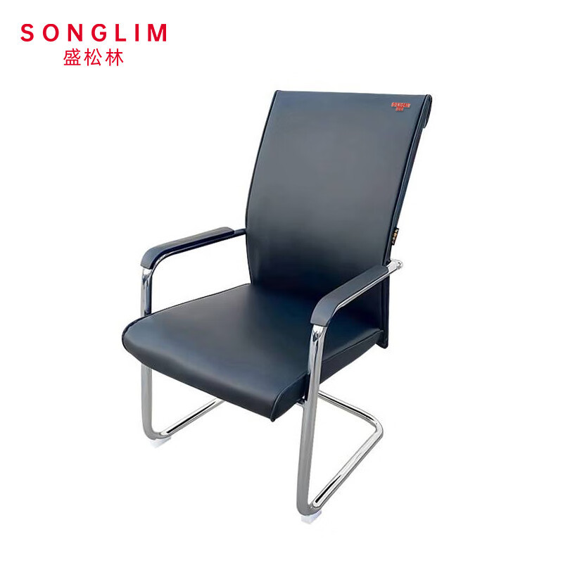 SONGLIM 盛松林 电脑椅 皮质黑色(颜色可定制) 把