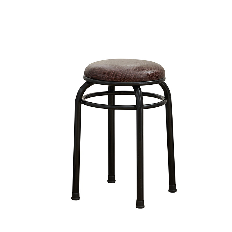 皇豹包邮套凳钢筋凳实木圆凳折叠凳子折叠椅靠背圆凳子成人加厚高圆凳