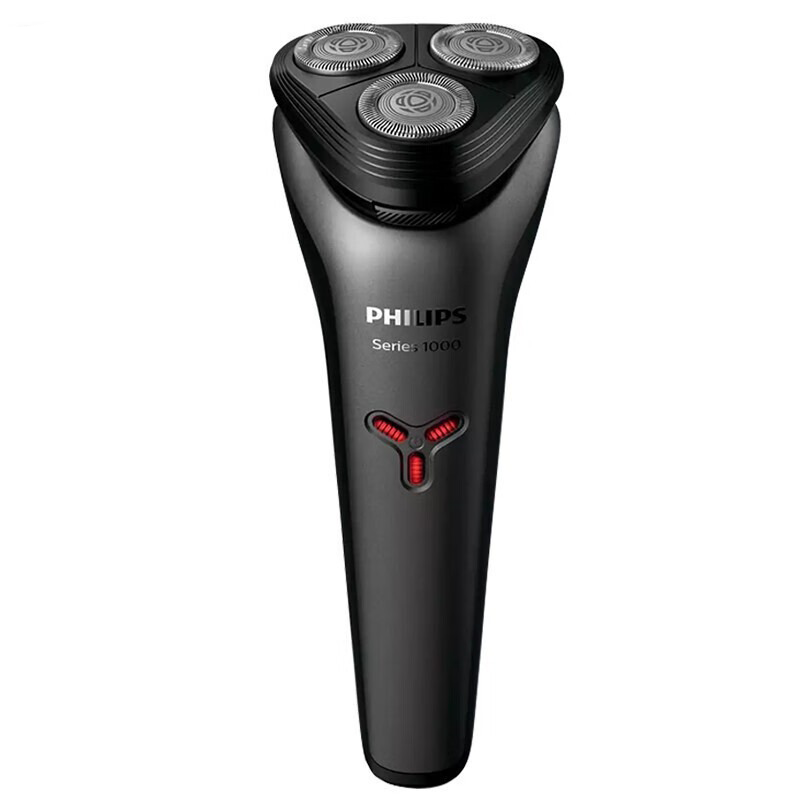 飞利浦S1213电动剃须刀 小旋风升级款进口三刀全身防水净剃胡须刀