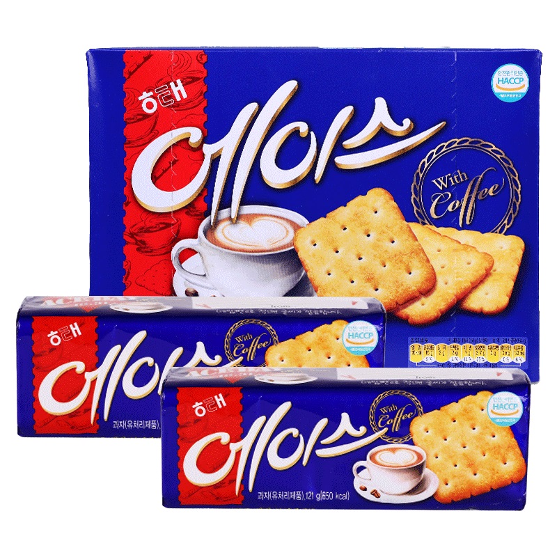 韩国进口海太ace饼干364g早餐代餐酥脆薄饼咸味苏打饼干休闲零食 参数