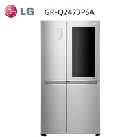 LG冰箱GR-Q2473PSA 643升大容量透视窗对开门中门 过滤系统 童锁保护 风冷变频冰箱 速冻恒温