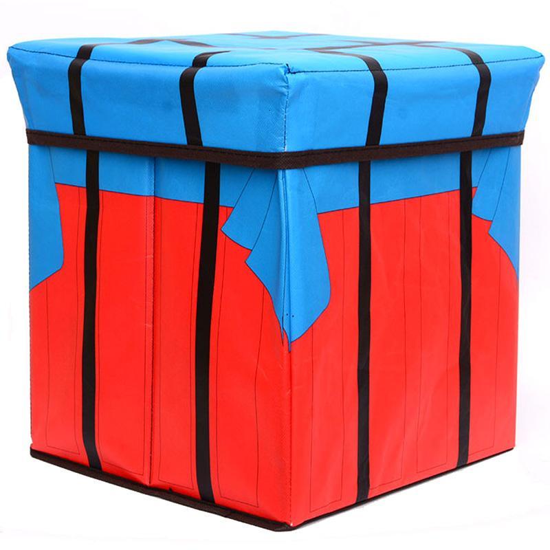 绝地求生零食储物箱超大吃鸡空投箱折叠收纳凳