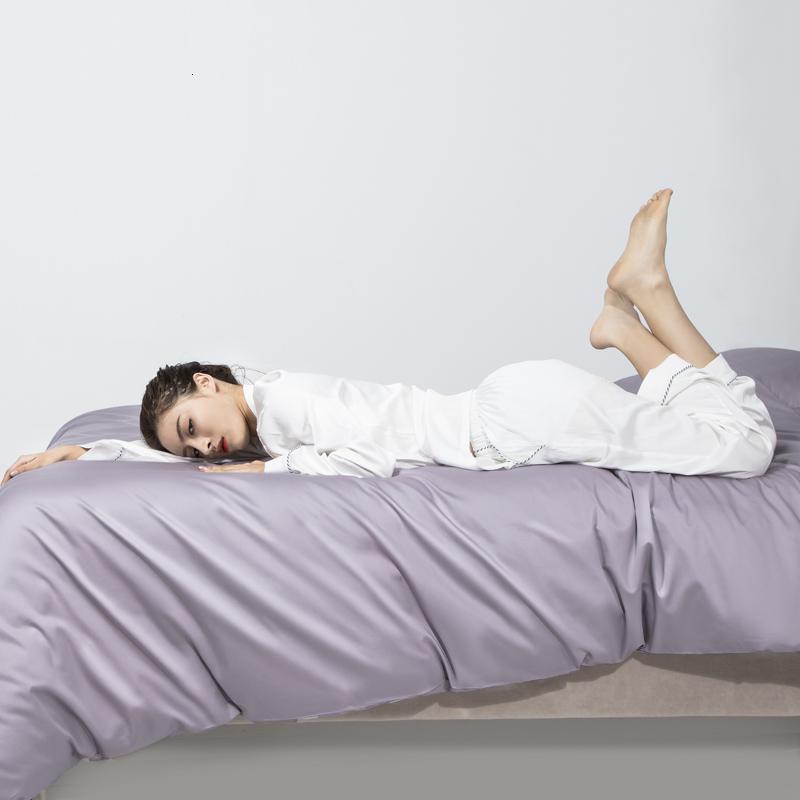 家柏饰(CORATED)100支贡缎全棉被套单件纯色双人200230全棉单人1.5米被罩150200高清大图