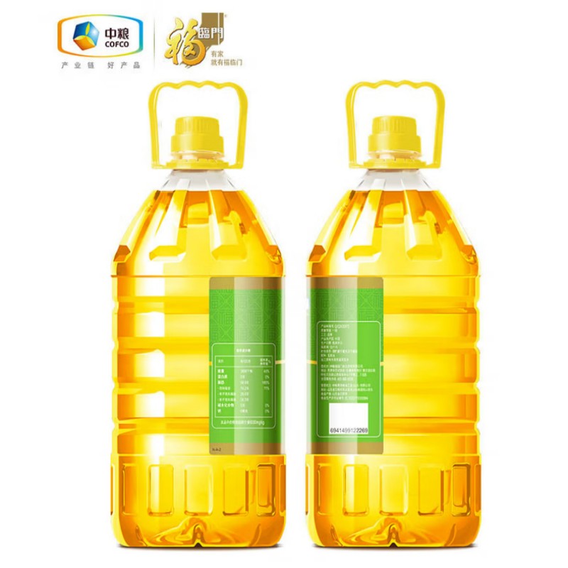福临门 食用油 非转基因压榨玉米油4L高清大图