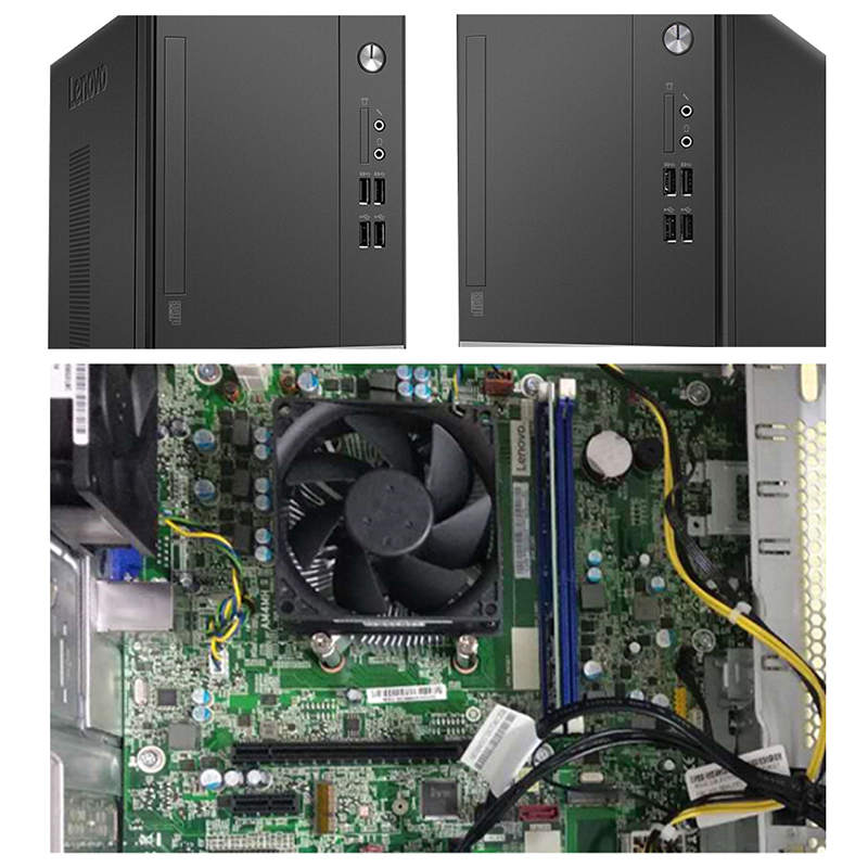 联想(Lenovo) M3900D台式电脑 R5-3400/8G/1T/单主机 win10