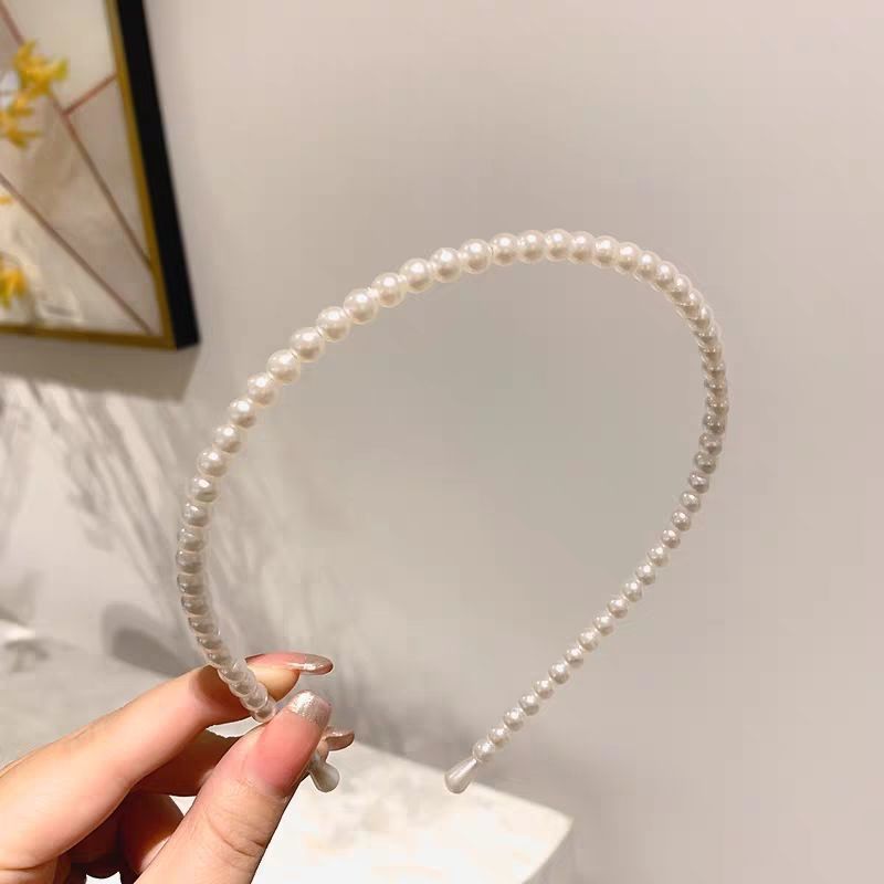 ins风森系发箍韩版外戴百搭珍珠发箍超仙超百搭气质发箍头箍女极细