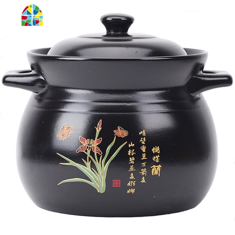 砂锅电磁炉专用燃气灶通用炖锅炖肉煲汤家用大容量煮粥可高温干烧 FENGHOU 12L明火款(10-15人)可干烧高清大图