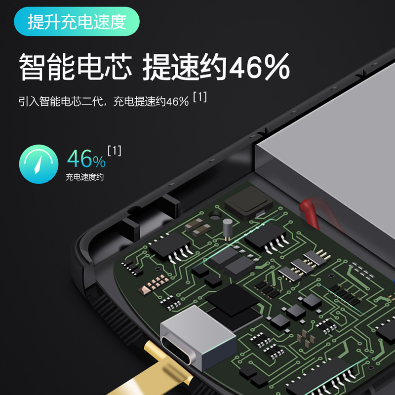x9splus背夹电池x23/x30/x50专用充电宝y85手机壳式超薄x20a/x21a|X50Pro[磨砂黑]