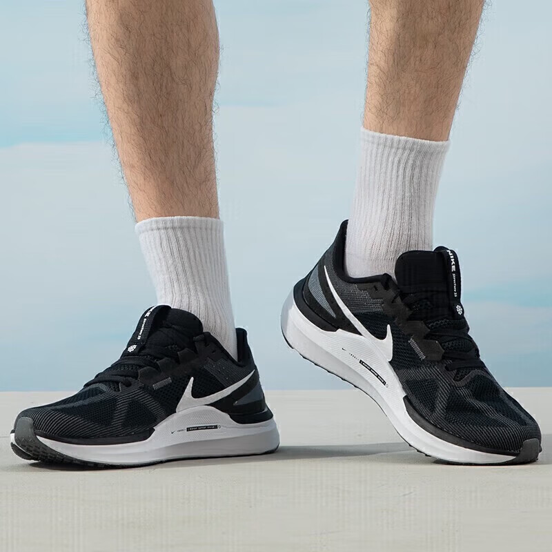 耐克（NIKE）男鞋新款AIR ZOOM STRUCTURE 25运动鞋缓震耐磨跑步鞋DJ7883-002 ZP高清大图
