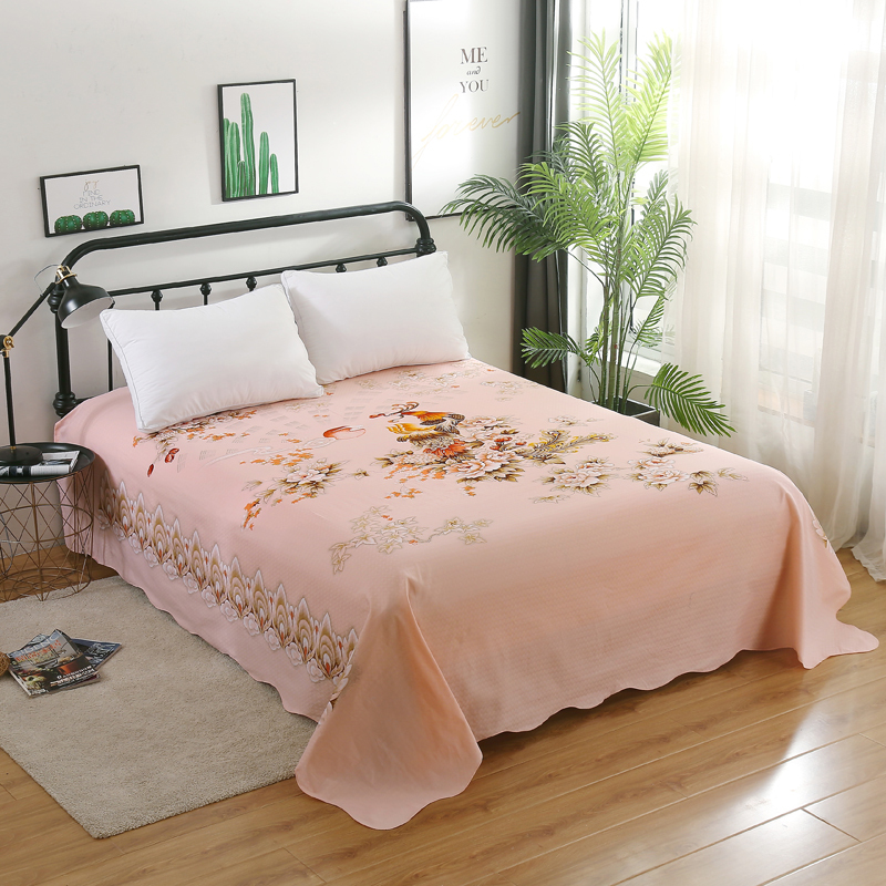 民光床单老式单件明光印花被单上海全棉纯棉国民加厚正品传统怀旧