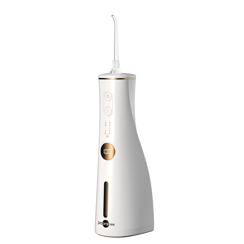 博皓(prooral)F36炫白智能数显冲牙器(水箱容量:300ML)象牙白高清大图
