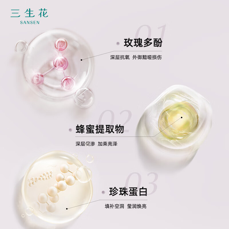 百雀羚三生花精油香氛高光发膜280ml高清大图