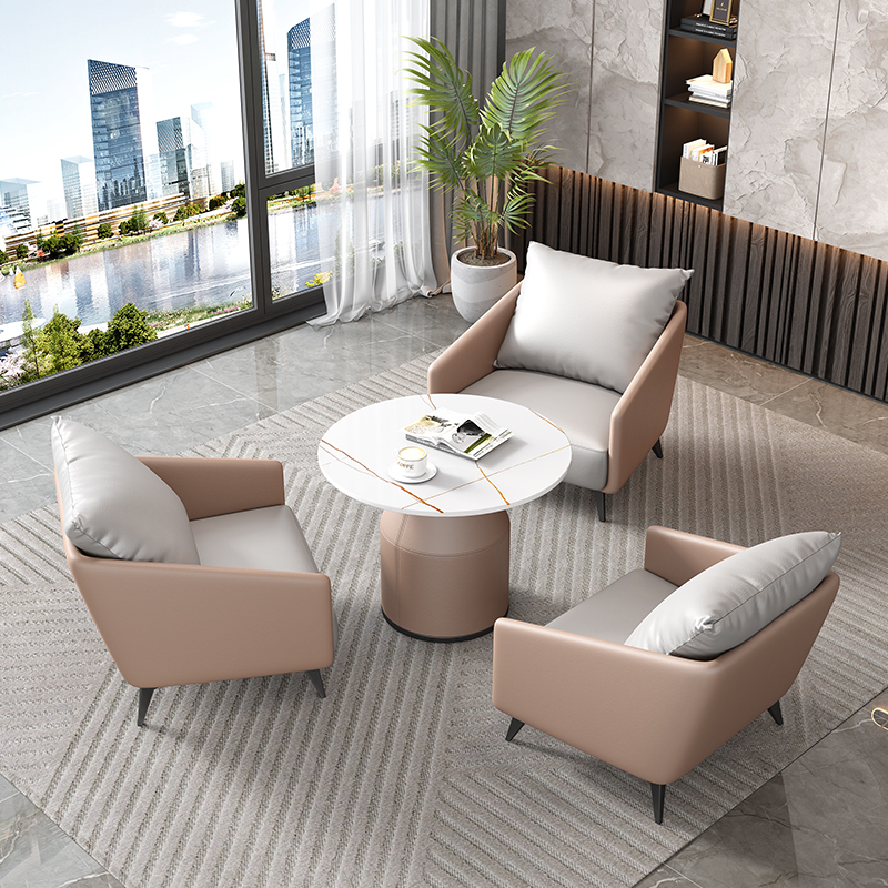 依韵珂休闲沙发三椅+圆桌68*74*70cm套高清大图