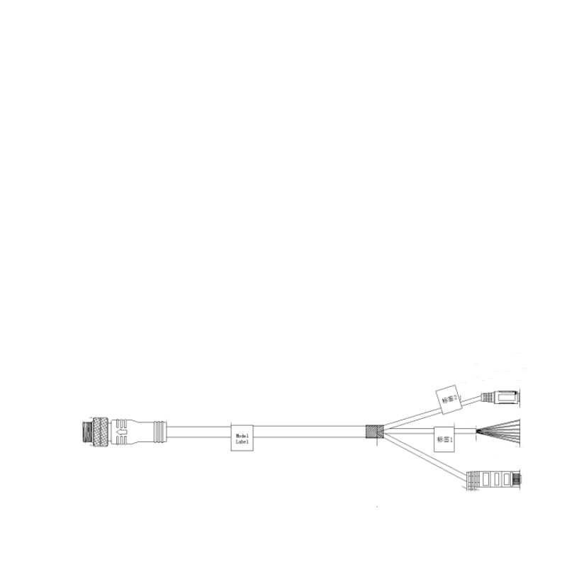 华睿科技 配套R3013线材黑色5M CABIO-M12A12-XXRJP-05 货期2周