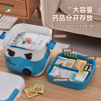JEKO&JEKO 药箱家用医药筐收纳盒家庭宿舍抽屉式大容量药品整理箱