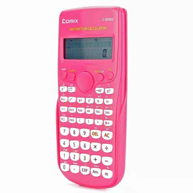 齐心 C-85MS 理科通函数计算器 红