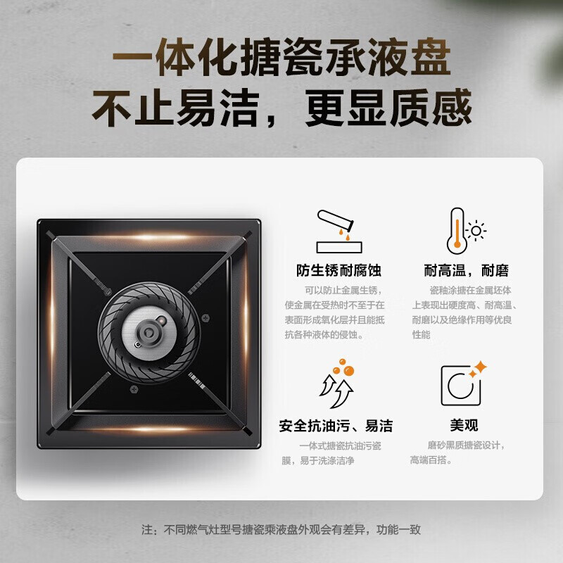 美的(Midea)燃气灶双灶家用5.0KW大火力黑晶面板合金火盖 密簇火台嵌两用双灶 六脚锅支架 液化气灶Q70A