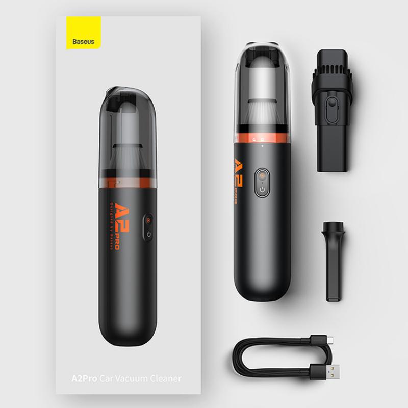 倍思(BASEUS) 车载无线吸尘器 手持小型大吸力 功率80W 尘仓容量120ml 进阶款黑色 A2 pro / 台高清大图