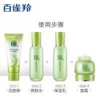 (PECHOIN)百雀羚套装护肤套装 草本精萃惊喜套装 洁面95g+水100ml+乳100ml+霜50g 保湿补水