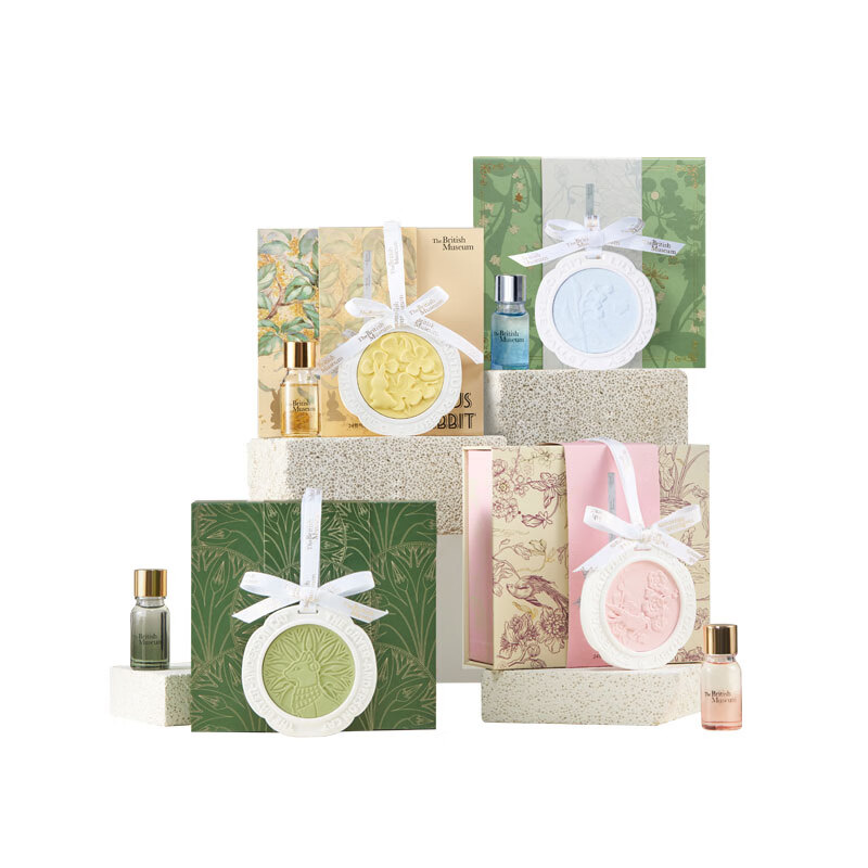 大英博物馆盖亚安德森猫系列夏至香挂天然精油持久留香营造宁静氛围夏夜竹风车载礼盒高清大图