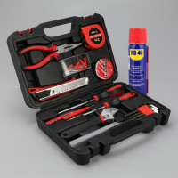 赛拓（SANTO）24件多功能家用工具套装 五金工具家用维修工具组套赠WD-40除湿防锈 【0354】轻便型工具箱包
