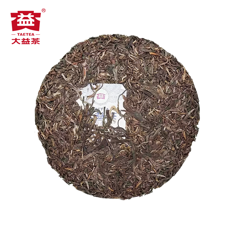 大益普洱茶 南糯青饼1501批次生茶357g高清大图